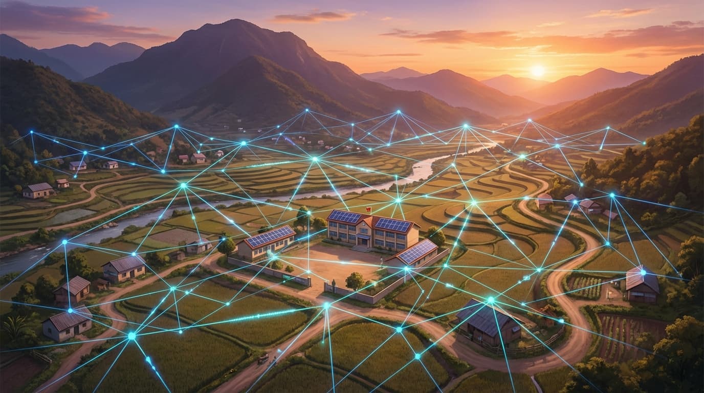 LoRa mesh network architecture
