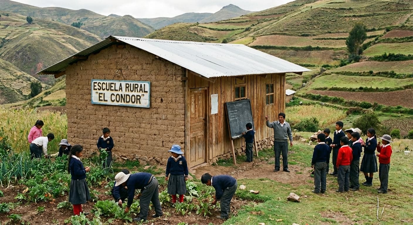 Escuela rural en America Latina